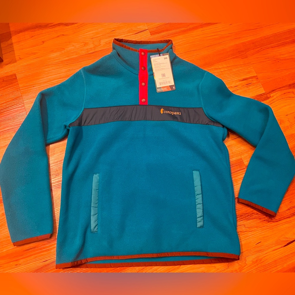 NWT Cotopaxi Teca Fleece Pullover Men Small - Bar Harbor